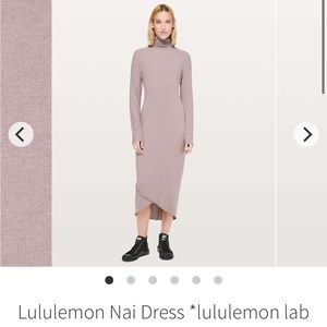 Lululemon Lab Nai dress, size 8, EUC, in Misty Mauve